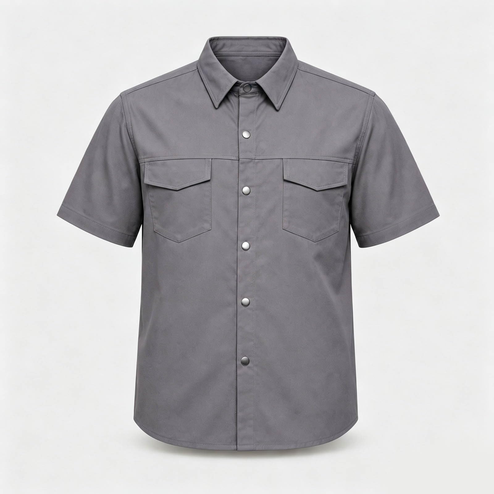 Tuta da jogging da uomo, pantaloni cargo e camicia da lavoro | Con abbottonatura, multitasche, robusto, per giardinaggio, fai da te, all'aperto, leggero, comodo, traspirante