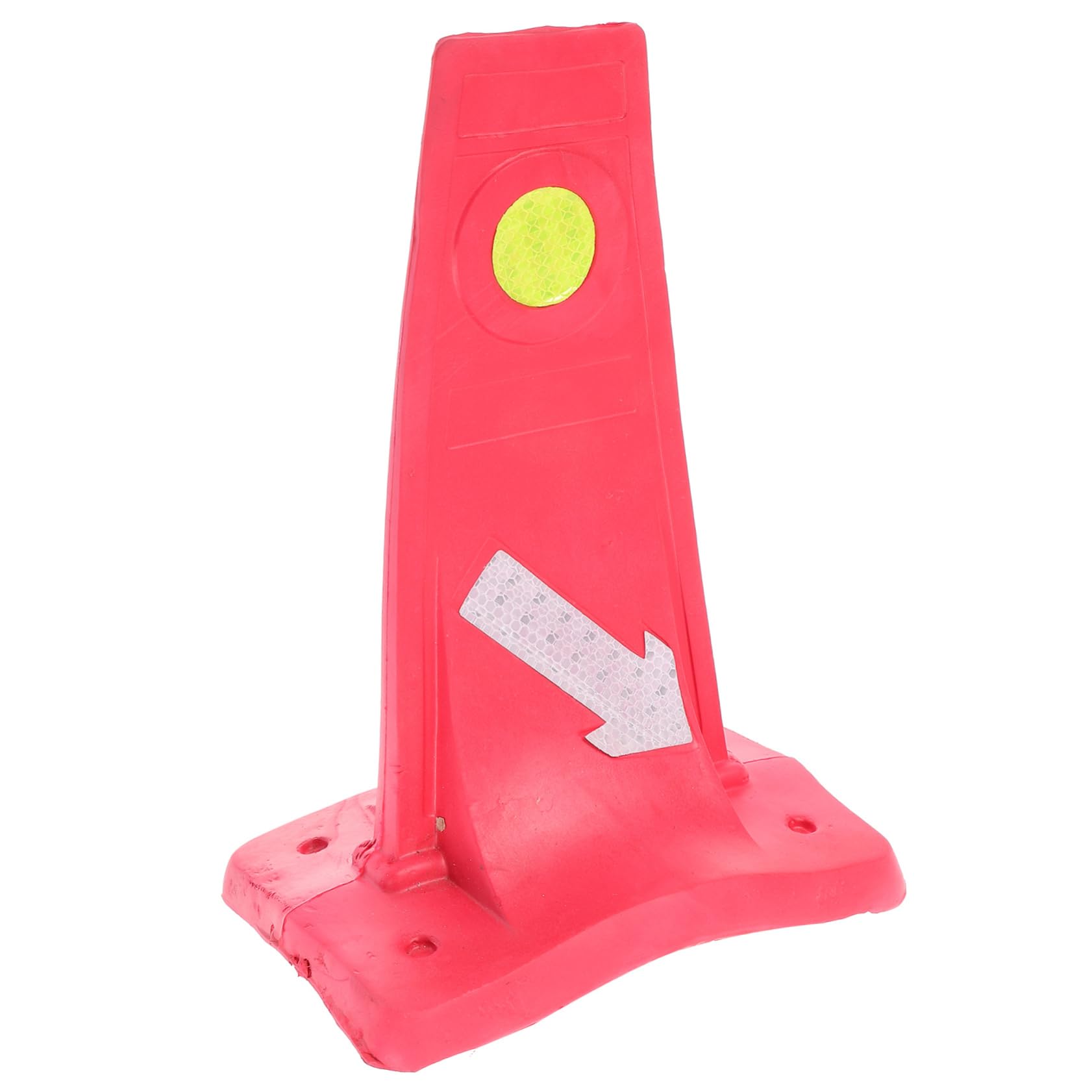 ULTECHNOVO 2pièces Panneau De Déviation Automobile Signalisation De Circulation Réfléchissante pour Sécurité Routière Cone De Signalisation pour Formation Conducteurs Et Direction De