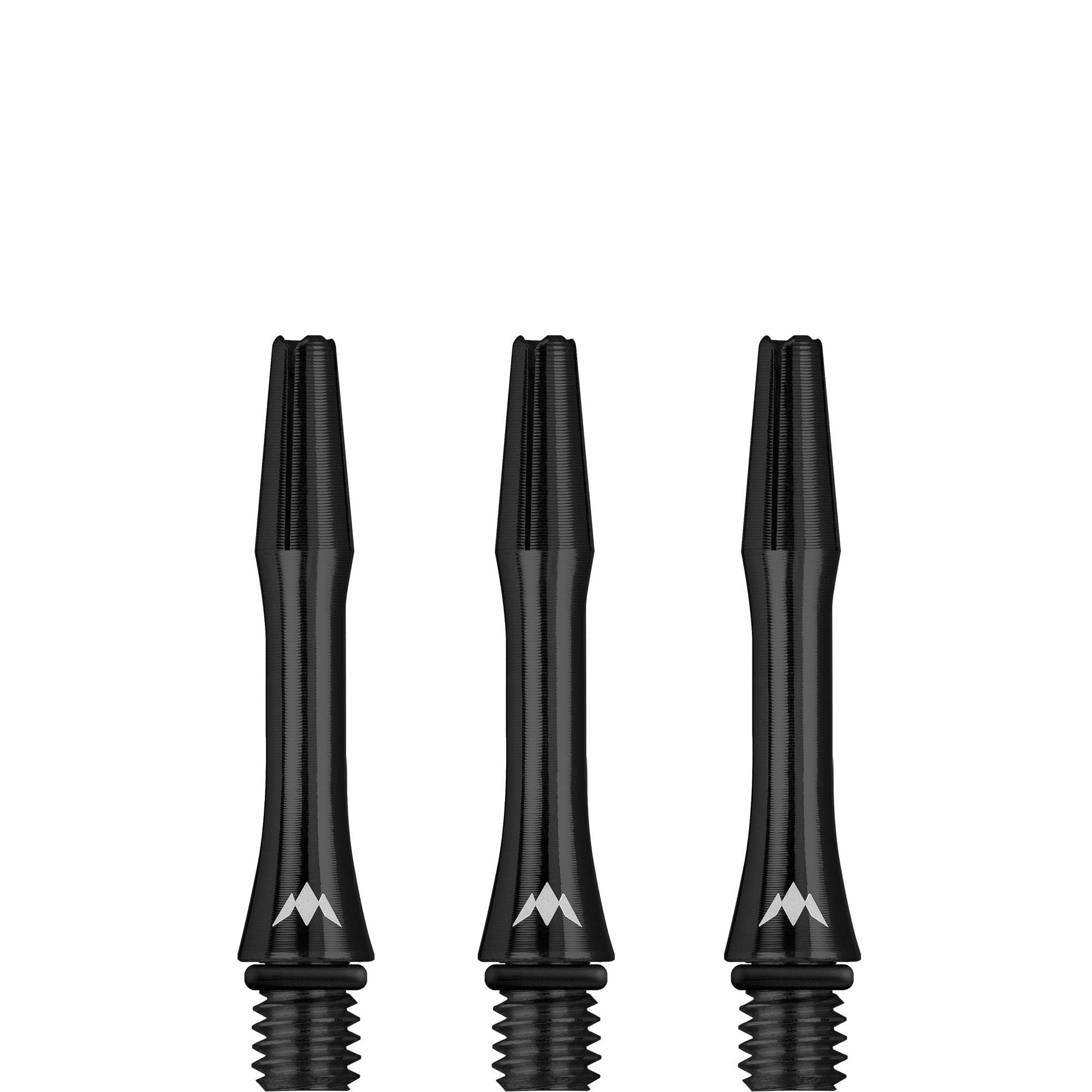 Mission Darts Alicross Stems | Premium Personalised Aluminium Shafts | Black Short