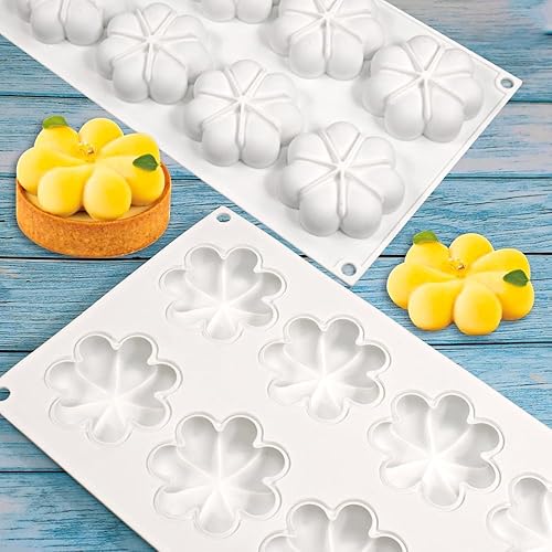 Miniatura 9 de Molde de silicona para donas de flores, molde para pastel de fondant, herramientas para hornear de chocolate, accesorios de decoración de pasteles