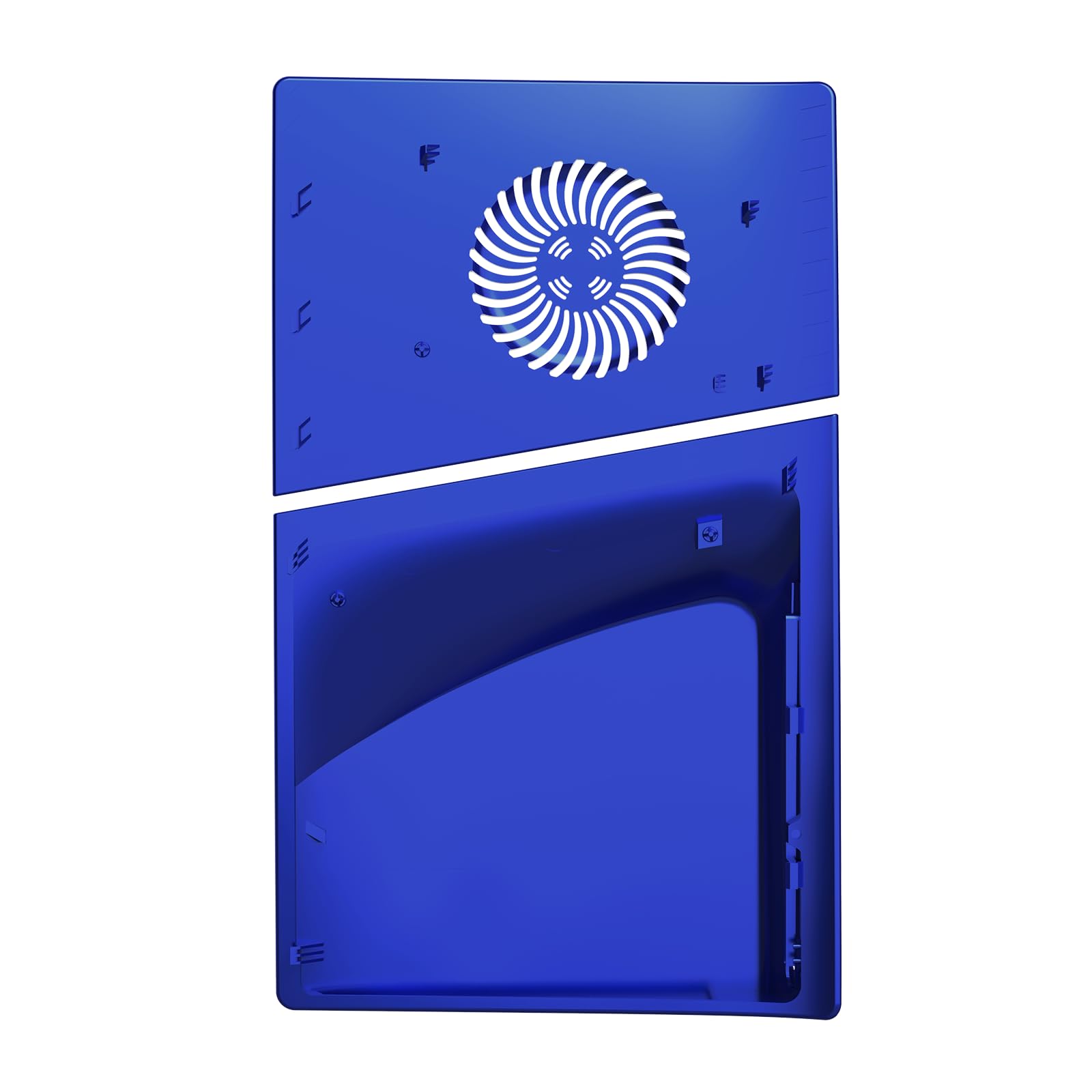 FacePlates - Piastra di copertura per PS5 Slim Disc Edition per PS5 Slim con prese d'aria di raffreddamento, guscio protettivo in ABS, antigraffio, antipolvere, piastra di ricambio per
