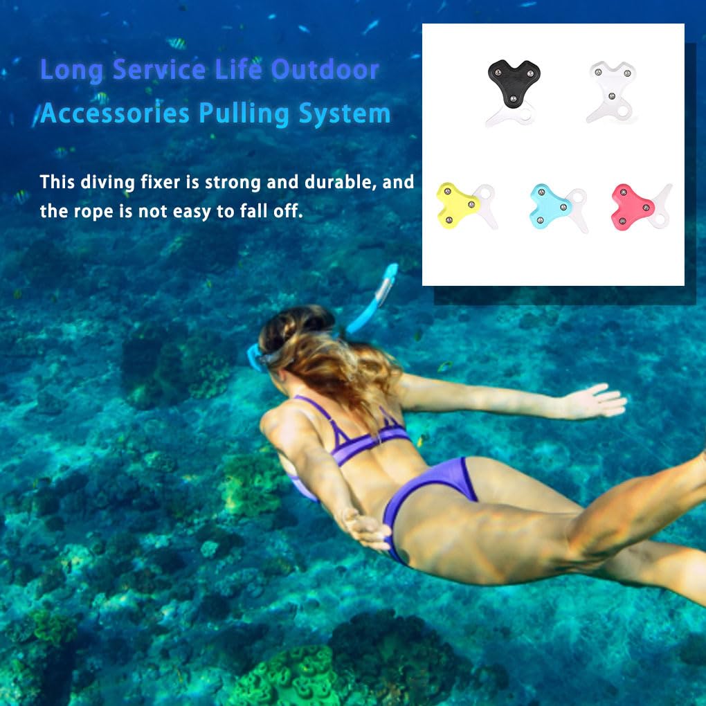 Polea de Buceo Retractor de Cuerda Dispositivo Buceo Conveniente para Sistema tracción al Aire Libre Submarino Universal