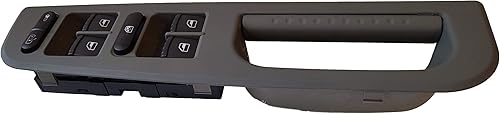 Miniatura 3 de SWITCHDOCTOR Juego de interruptor principal de ventana y bisel completamente ensamblado para Volkswagen Jetta 1999-2005 (gris)