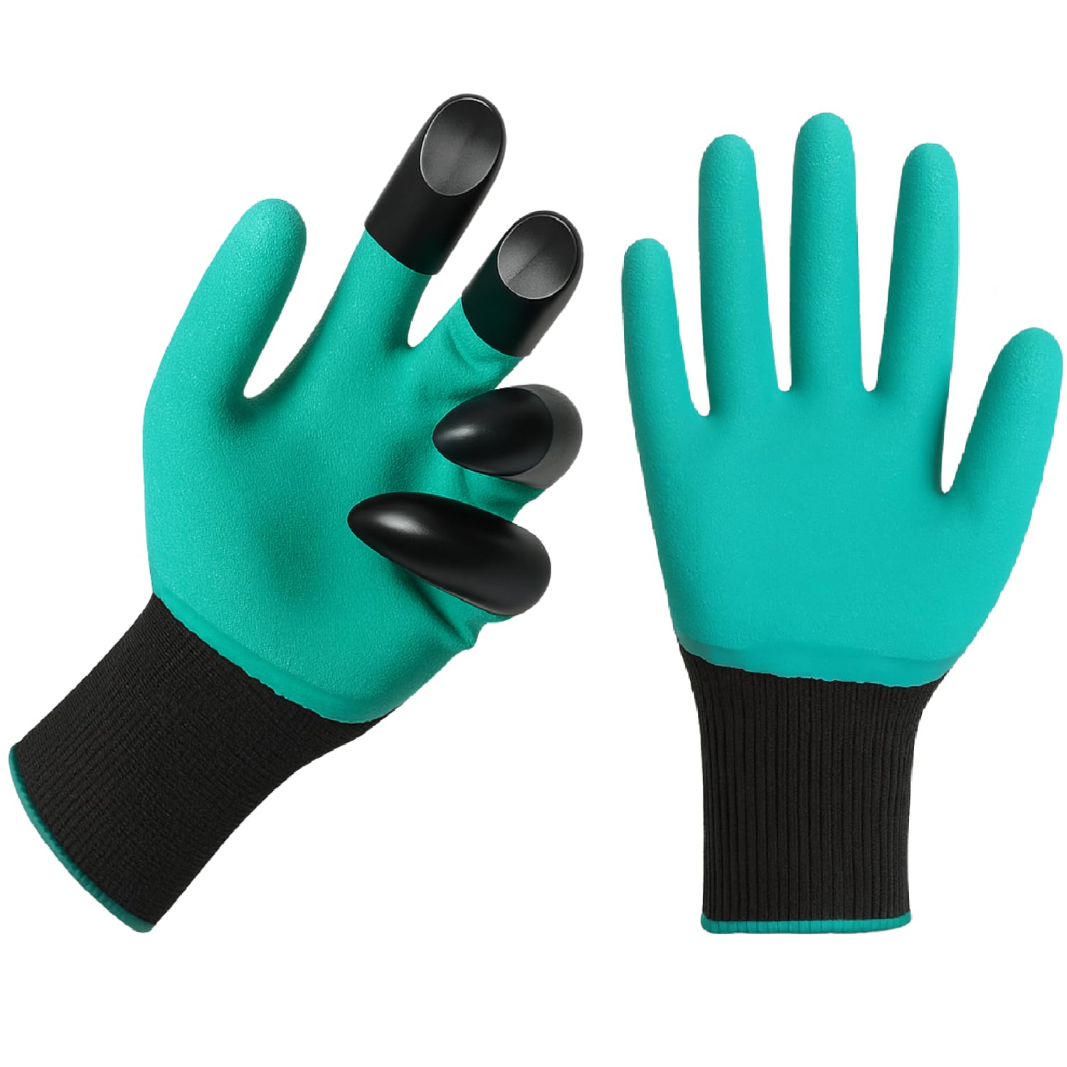 Garden Gloves with Claws for Digging & Planting – Durable Polyester Build, ABS Plastic Fingertips – Breathable & Reusable Gloves for Lawn, Yard, Flower & Vegetable Gardening (1 Pair)-image-39