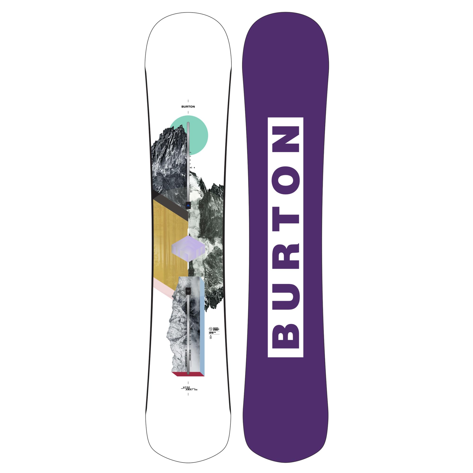 | Amazon 155cmスノーボード BURTON Burton スノーボード キャンバー PurePop Instigator メンズ スノーボード