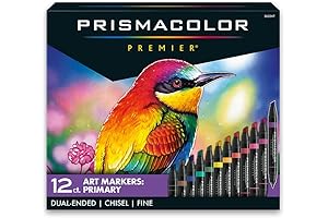 Dual-Tip Prismacolor Markers: Fine and Chisel Tips Illuminate the Path of Creativity
