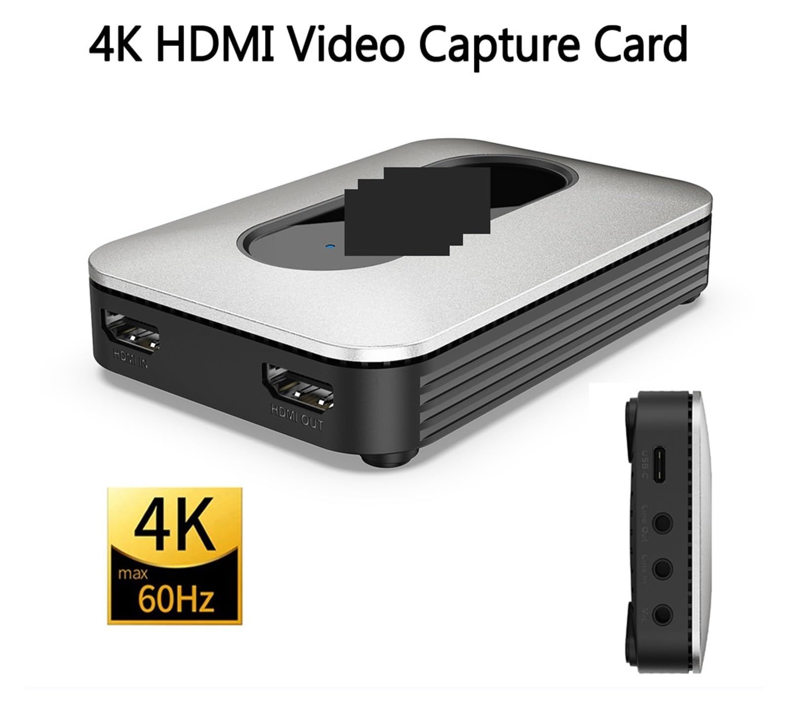 Cambio de vídeo Tarjeta de Captura de vídeo Compatible con HMI 4K, Bucle de Salida for transmisión en de Jugadores, Grabber Extreme 4K @ 60Hz & Play Cambio de transmisión en Vivo