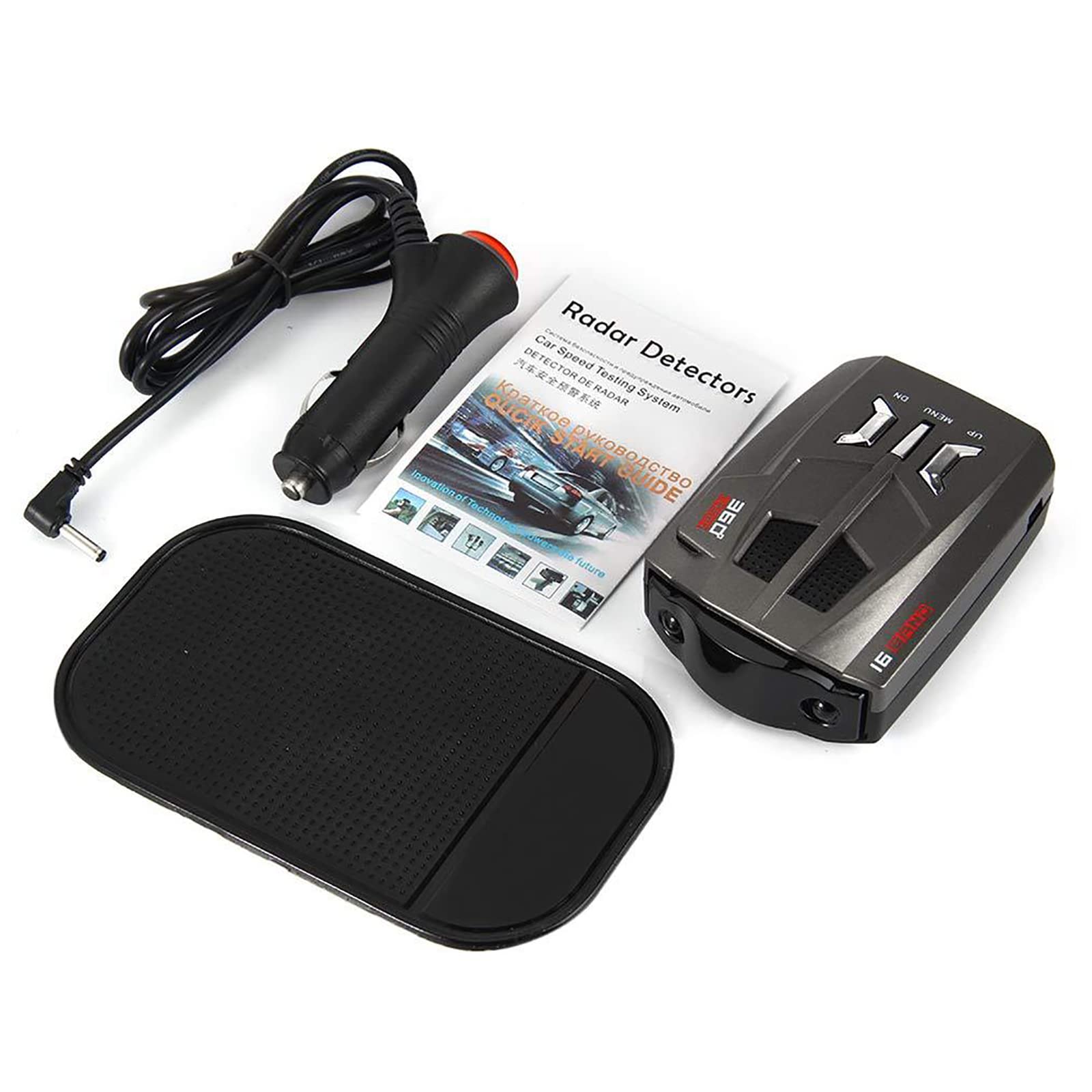 HJJH Rilevatore Radar, rilevatore GPS per Auto, per Sistema di Allarme vocale di rilevamento a 360° Schermo LED, rilevatore Radar per Metal Detector Radar per Auto
