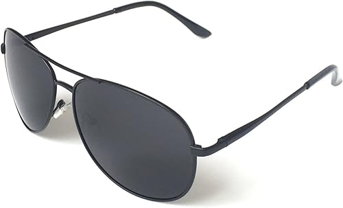 JS Gafas de sol de aviador clásicas de estilo militar polarizadas 100 protección UV