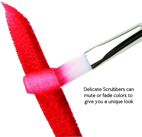 Vista 19 de Creative Mark Scrubber - Pinceles de acuarela profesionales para frotar, secar, remodelar bordes y mucho más. - # 2-2