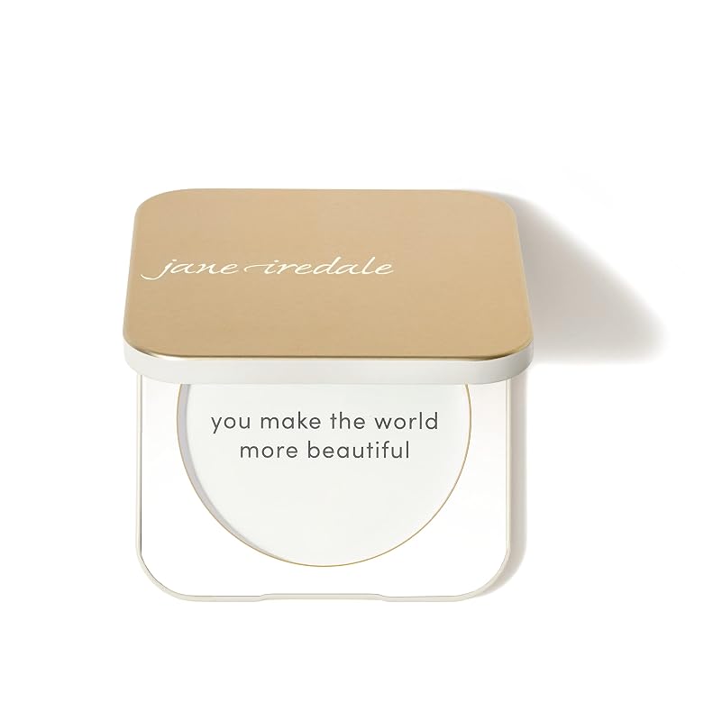 jane iredale Compacto Recarregável Dourado para Refis de Pó com Espelho
