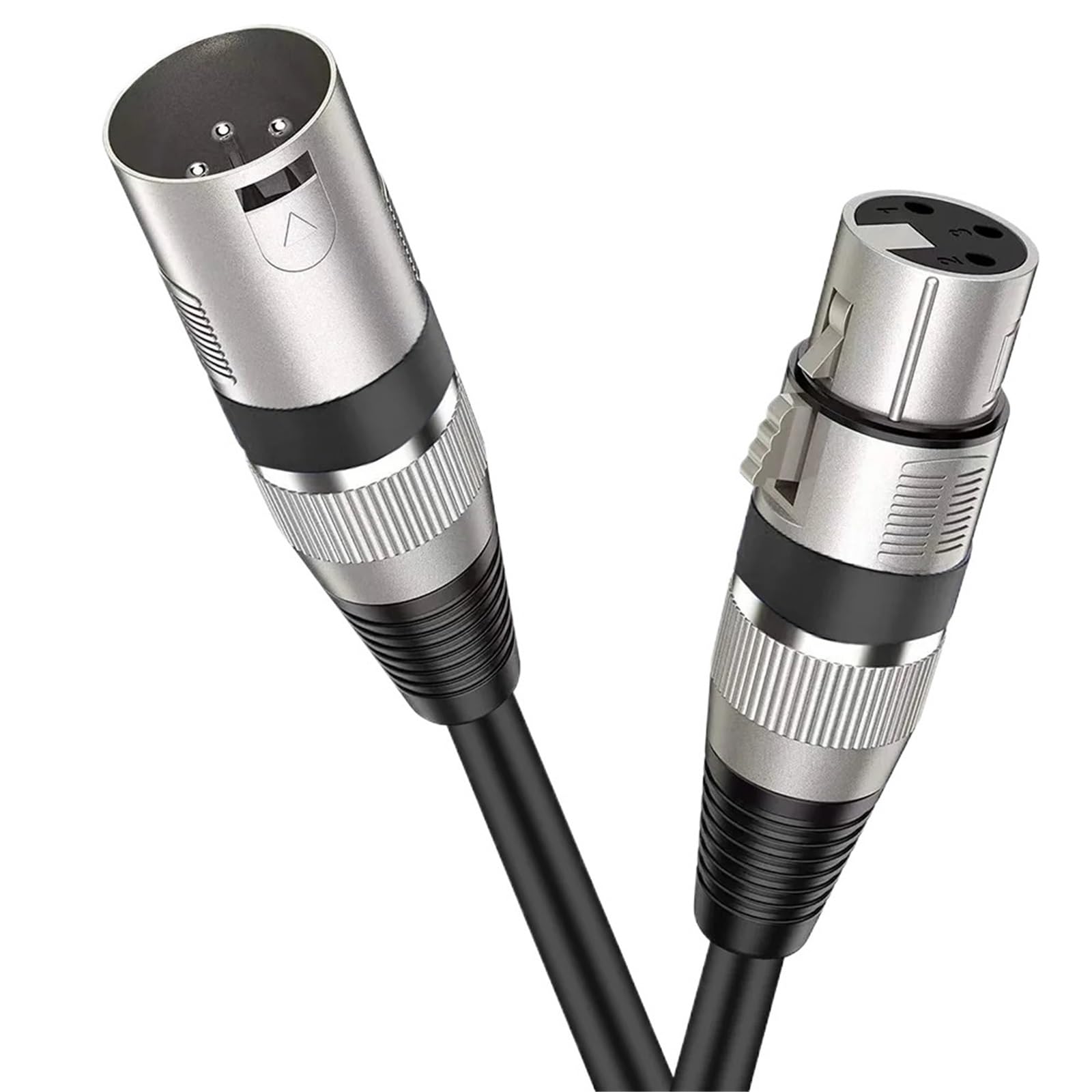 Kabel XLR męski na żeński 3-pinowy kabel audio do mikrofonu zbalansowanego (5 m)