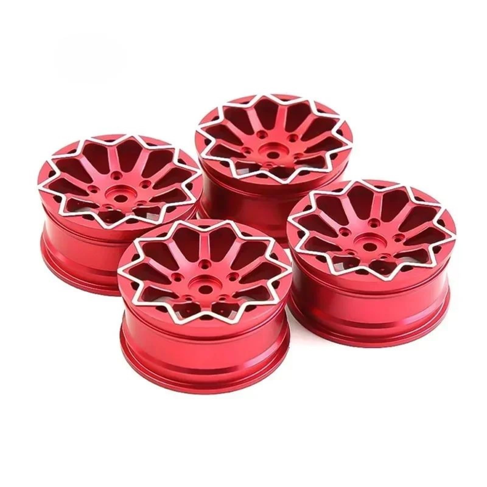 Für Hpi Für Hsp 1/10 Rc Auto Teile 4 Stück 1 Set Aluminium Legierung Metall Whee Felge On-Road Für Racing Hsp94123/94122/94103 D4/D3/Cs 5Yall RC Autoteile Zubehör