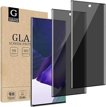 [2-Pack Privacy Screen Protector for Samsung Galaxy Note 20 Ultra, 9H Hardness Anti-Spy 3D Curve Edge Tempered Glass Screen Protectors for Samsung Galaxy Note 20 Ultra
