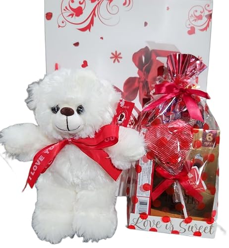 Paquete de regalo para el día de San Valentín All My Heart - Chocolate con leche belga Pop, chocolate con leche prémium Sherwood con relleno de