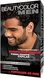 Beautycolor Men Tonalizante Gel Sem Amônia Kit Men Castanho Escuro