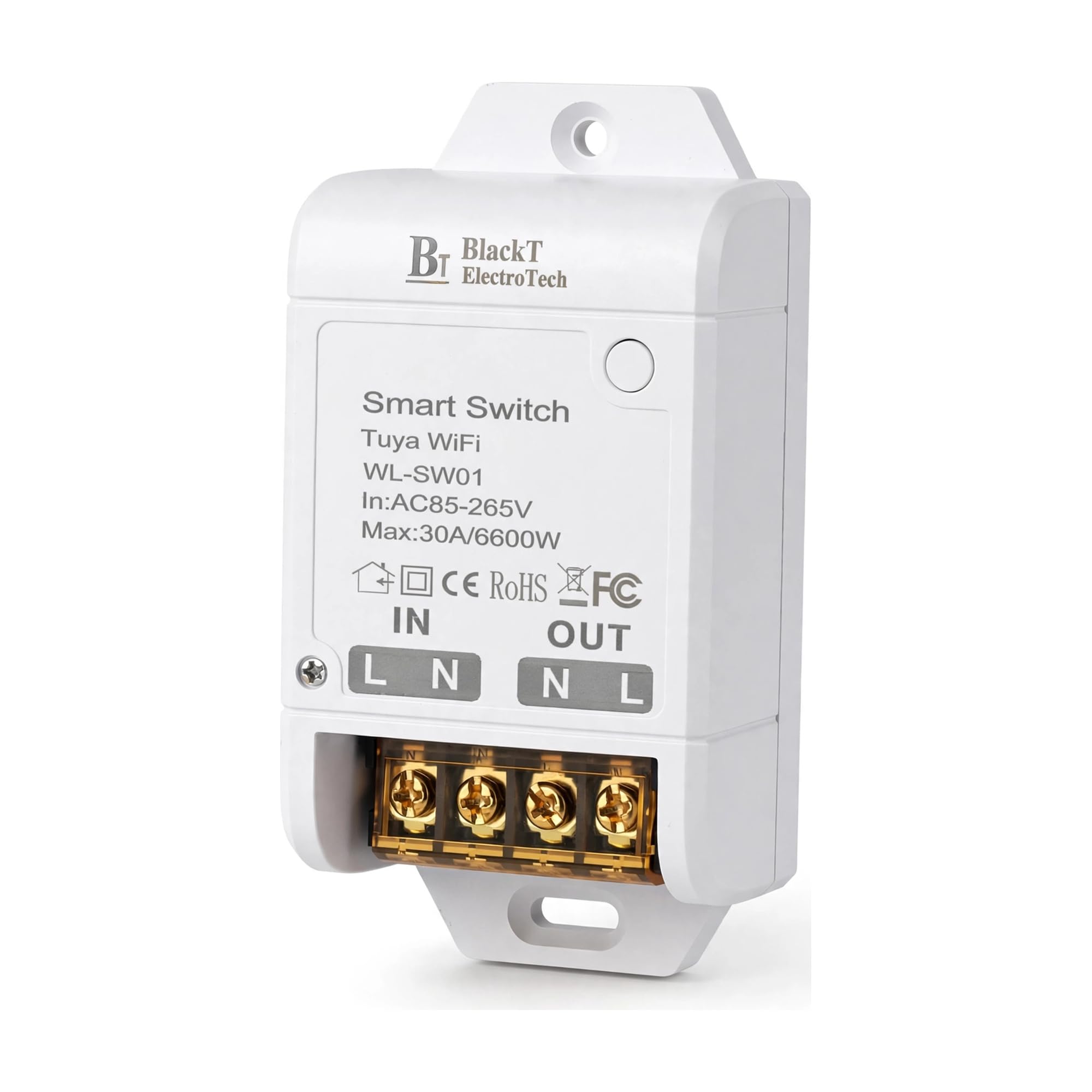 Blackt Electrotech WiFi Smart Switch 30A for Geyser & AC, Works with Alexa & Google Home, Mobile App Control with Timer & Schedule, No Hub Required, Heavy Duty Smart Switch for Appliances | BT74S-image-20