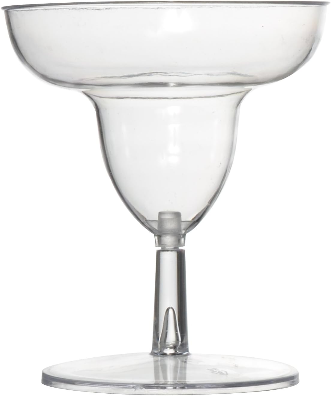 Fineline Settings Tiny Temptations Clear Two Piece 2 Oz. Tiny Toasts-Margarita Glass 120 Pieces