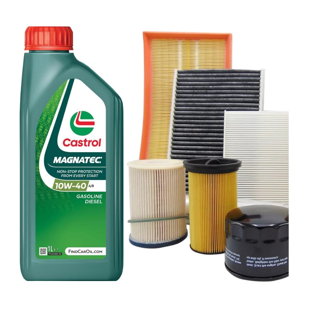 KIT TAGLIANDO COMPATIBILE CON TOYOTA YARIS 1.0 16V 68CV 50KW DAL 1999 AL 2005 4LT 10W40