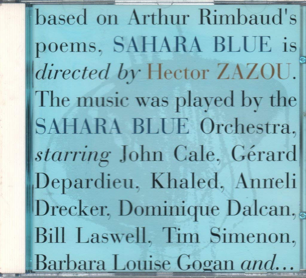 Sahara Blue [Audio CD] Zazou, Hector