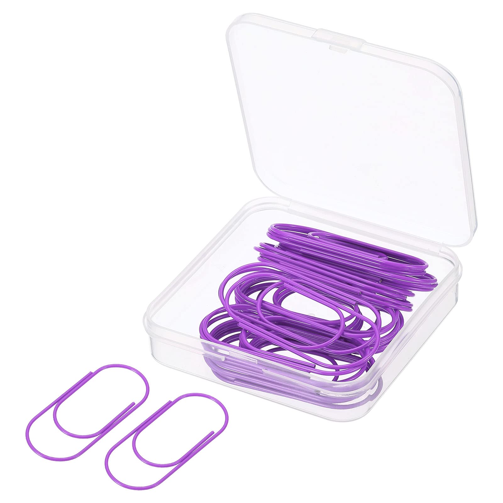 Organizador Clips Oficina Portaclip Magnético PATIKIL - ¡Organizador Morado Para Clips De Papel! Organizador Oficina