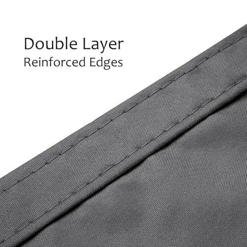 swift Sun Shade Sail 3m x 5m Waterproof Rectangle PES Polyester 98% UV Block 3x5 Meter Sunscreen Awning 5x3 Rectangular Canopy Sail Shades for Garden Outdoor Patio with Free Ropes, Grey - Image 4