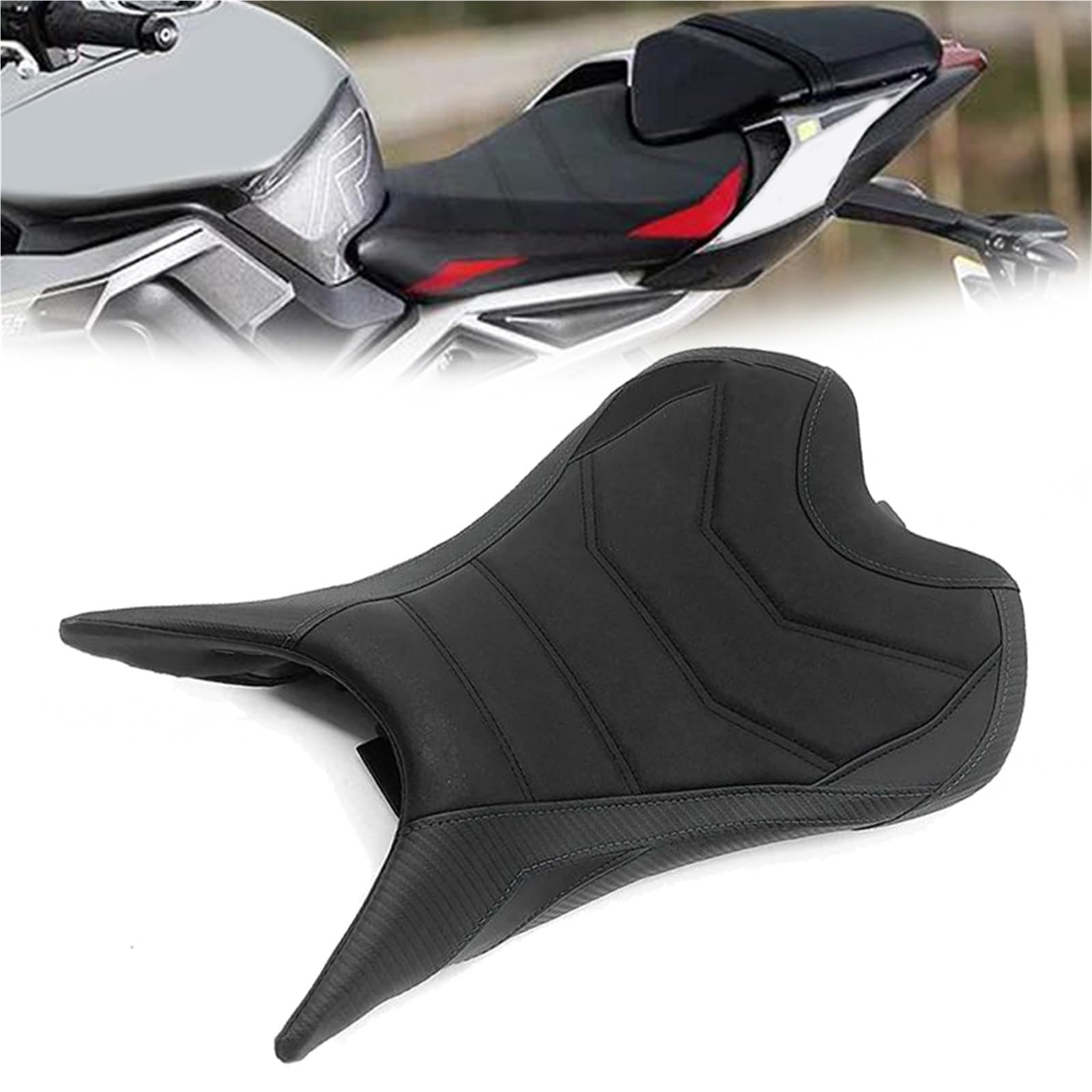 Coussin selle Triumph Street Triple 765 de rechange pour assise passager conducteur 2024