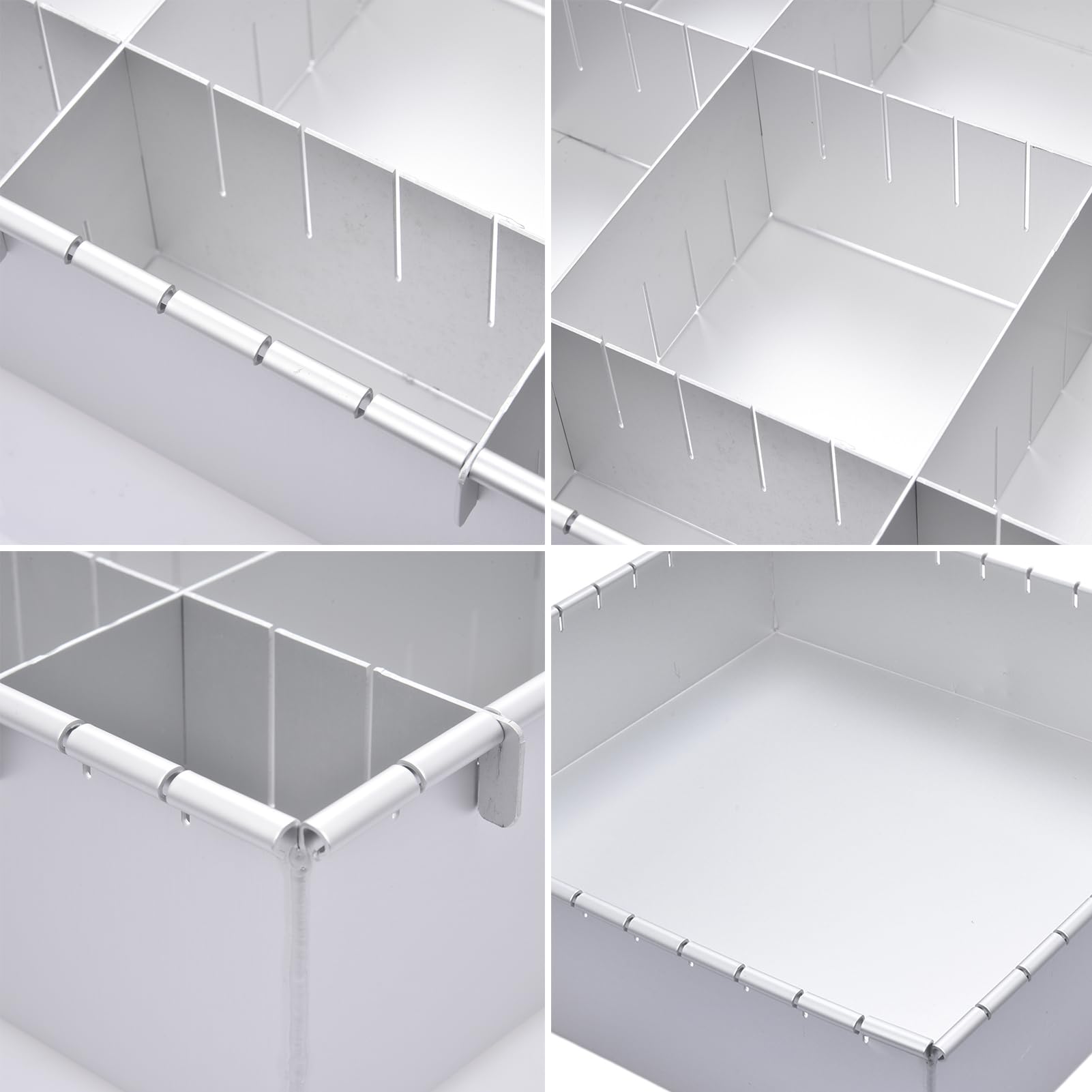 Stampo per torte regolabile, stampo quadrato da 3,5 a 30,5 cm, strumento | di cottura multifunzione, per torte, per cottura, pasticceria, dessert, cheesecake e preparazione di torte fatte in casa (25,