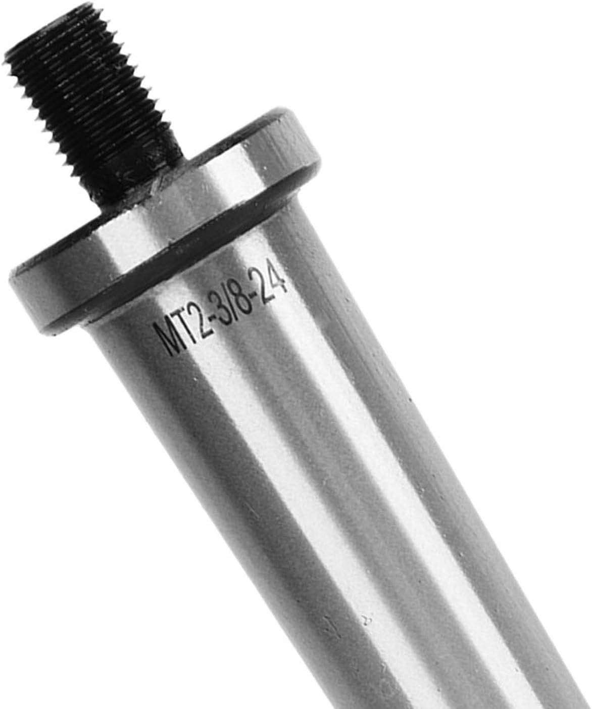 2MT Shank to 3/8-24 Threaded Drill Chuck Arbor, Morse Taper MT2 Adapter, Drilling Milling Adapter with Tapping Machine Use, Ideal for Machining