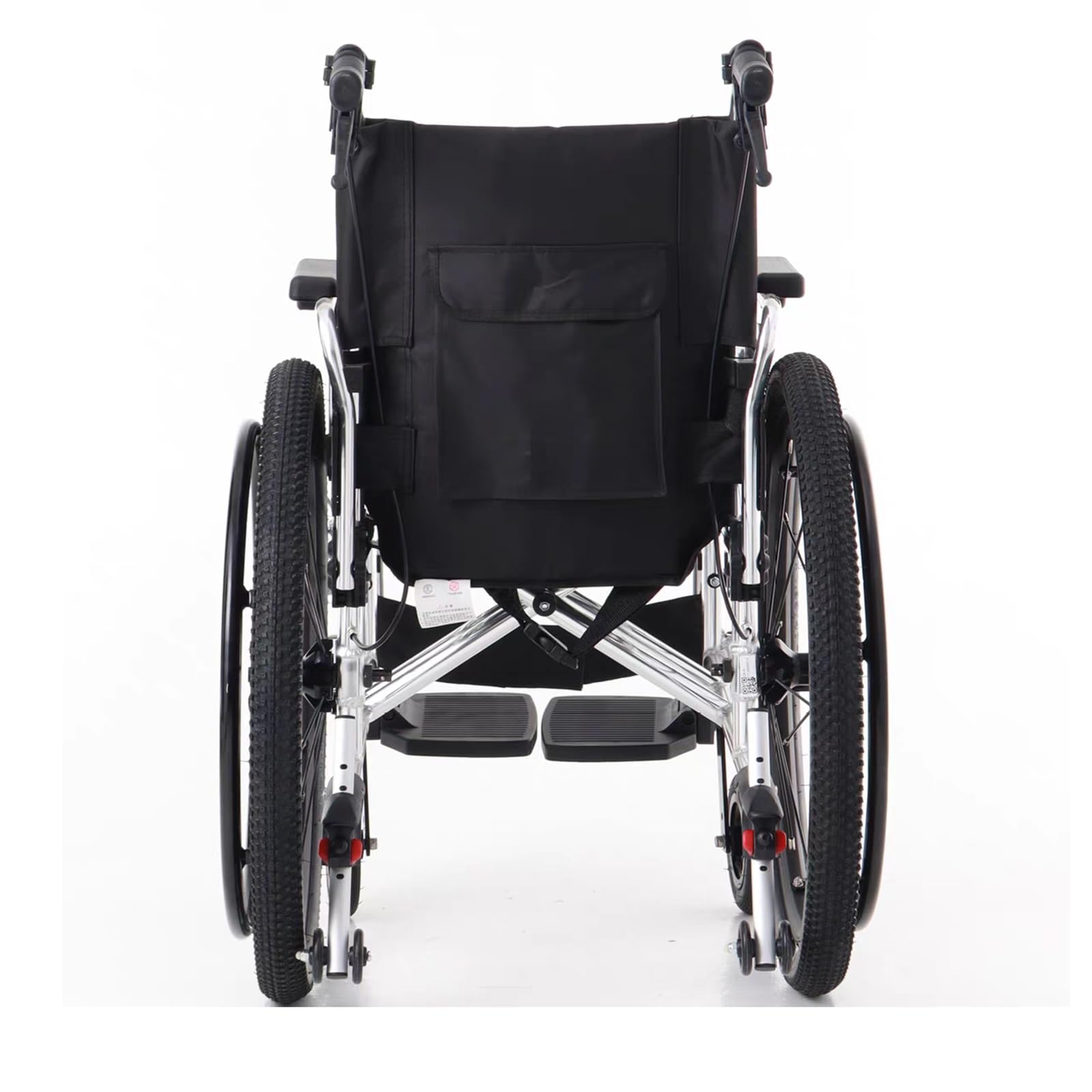 Silla de Ruedas Deportiva Manual Plegable,Ultraligera de Aleación de Aluminio, Extracción con un botón,Silla De Transporte De Ruedas Grandes De Ocio,Transporte Fácil