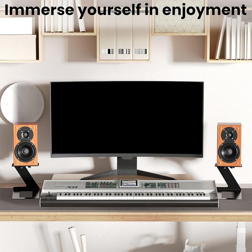 6° Incline Speaker Stand Desktop Speaker Stand Bookshelf Speaker Stand