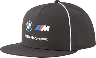 PUMA BMW M Motorsport Flat Brim Adjustable Snapback Hat