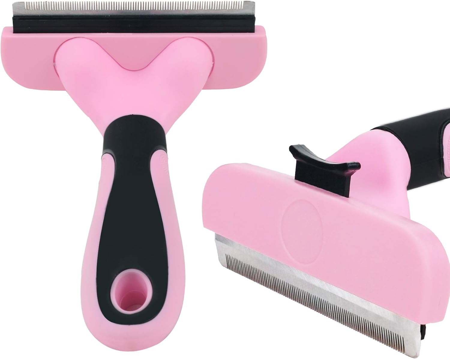 Strong Wind Pet Grooming Brush, Pets Dog & Cat Brush for Shedding, Deshedding Tools for Dogs & Cats Effectively Reduces Shedding by up to 95%, Gentle Pet Shedding Tools,Puppy Hair Remover Comb Pink : Pet Supplies
