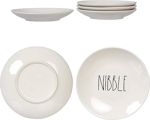 Miniatura 3 de Servappetit Platos de postre de cerámica - Juego de 4-6 pulgadas - Blanco