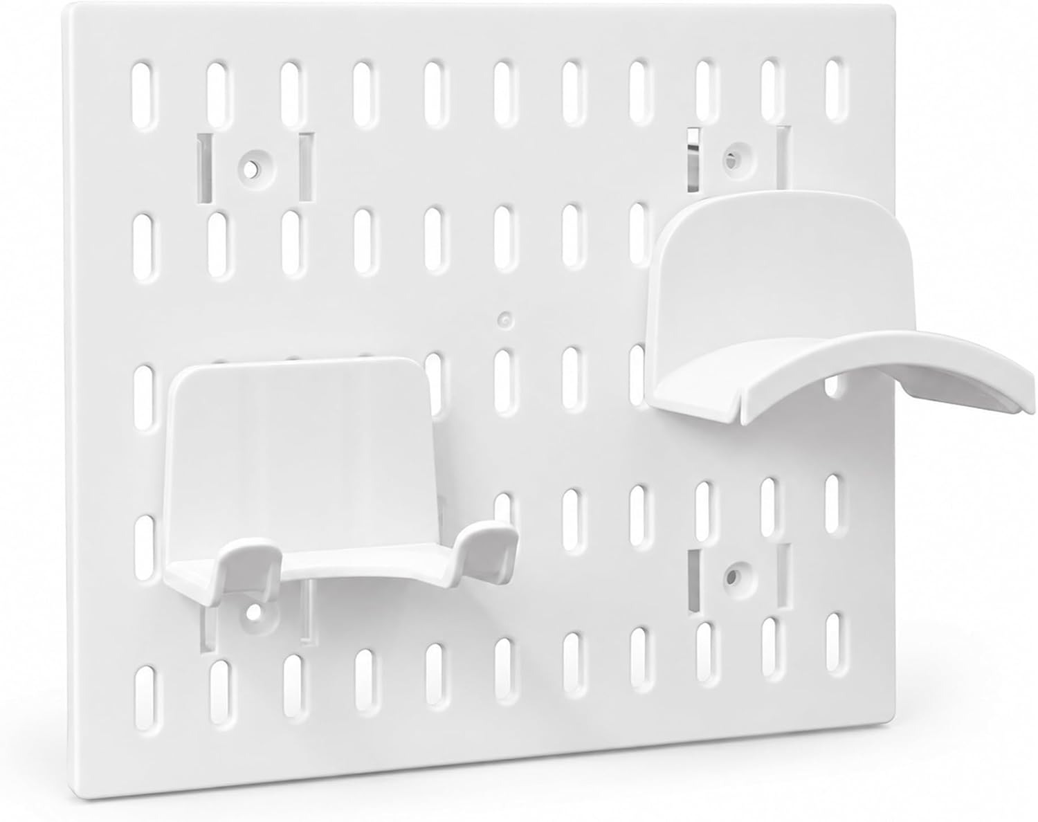 Musiin Modular Panel Wall Mount Organizer White Desk Accessory(White)