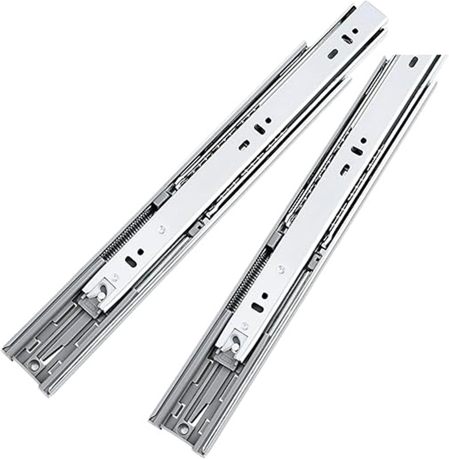 Heavy Duty 24 Inch Soft Close Drawer Slides Full Extension Ball Bearing Side Mount for Dresser Glides