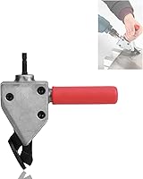 Vista 1 de Cabeza de corte de chapa metálica Tijeras de metal accesorio de taladro Cabezal de corte multifunción con mango Accesorio de chapa Cabezal de corte