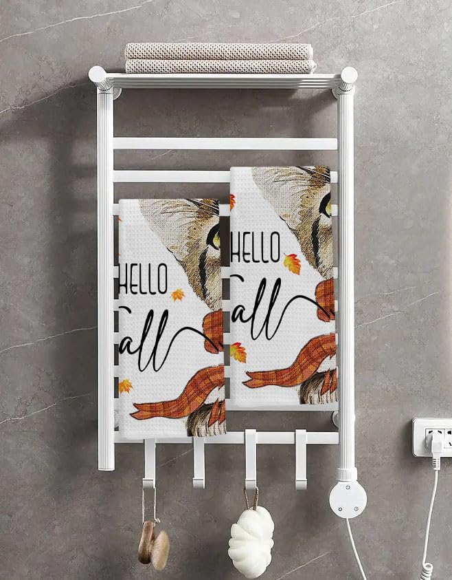 Miniatura 6 de Toallas de cocina de otoño, toallas de mano con hojas de arce para cocina, decoraciones de otoño para el hogar, decoración de cocina de otoño,