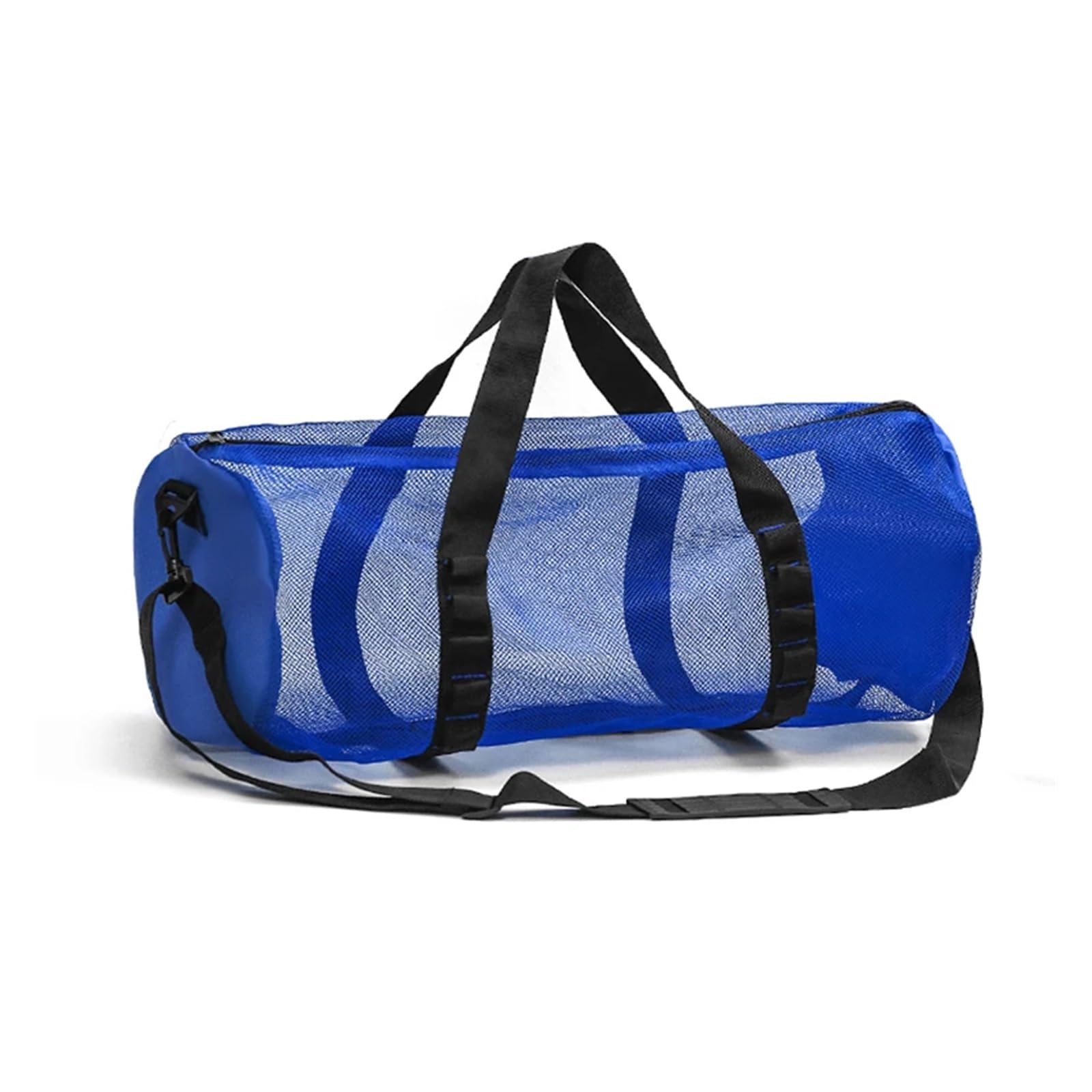 SHBHWS Mesh Beach Bag Mesh Dive Bag Extra Large Mesh Travel Duffle For Scuba Diving And Snorkeling Gear & Equipment Dry Bag Hold Mask For Shopping Gym School Beach(Blue)