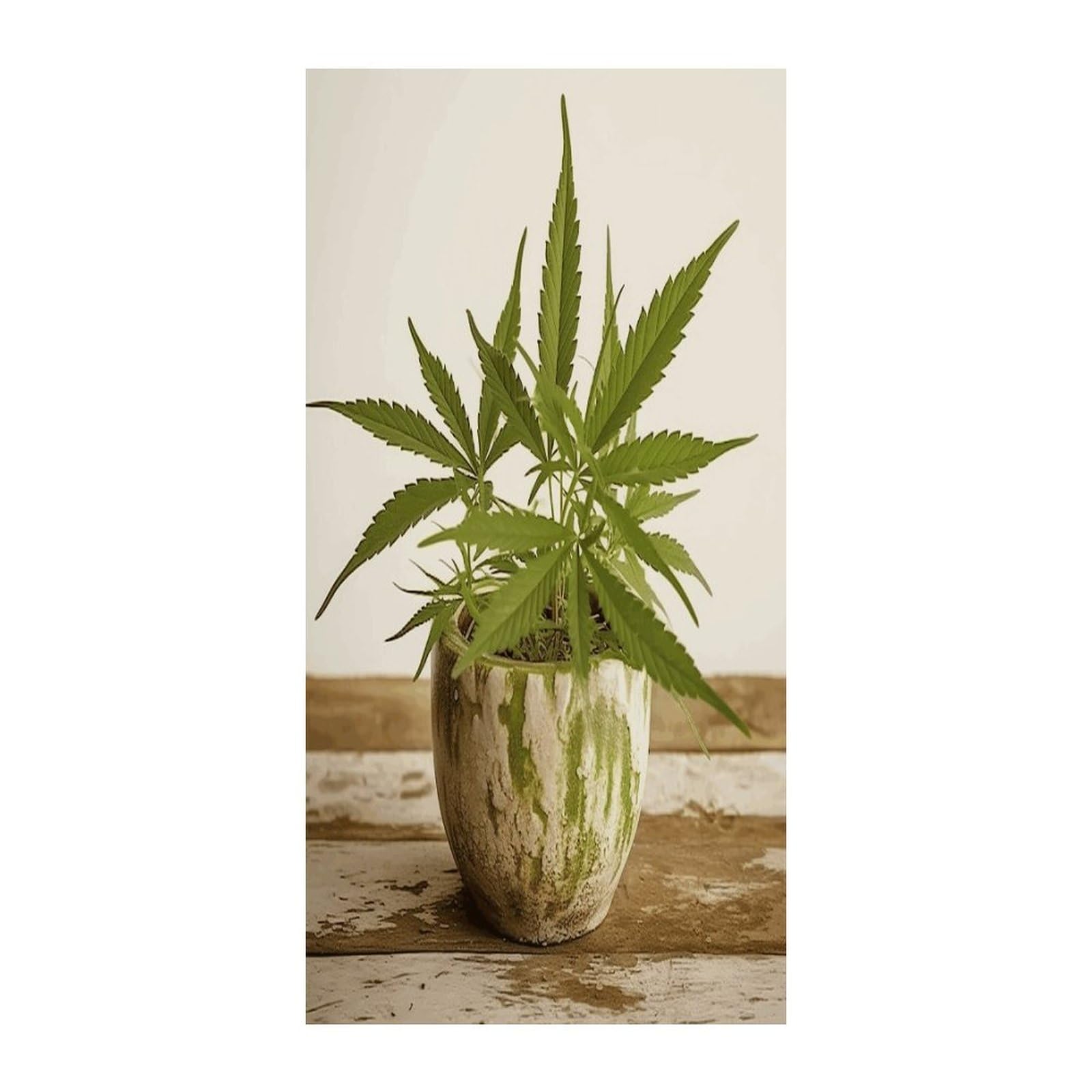 Fekiloot Style Grass Pot Leaf Door Curtain Room Divider Curtains