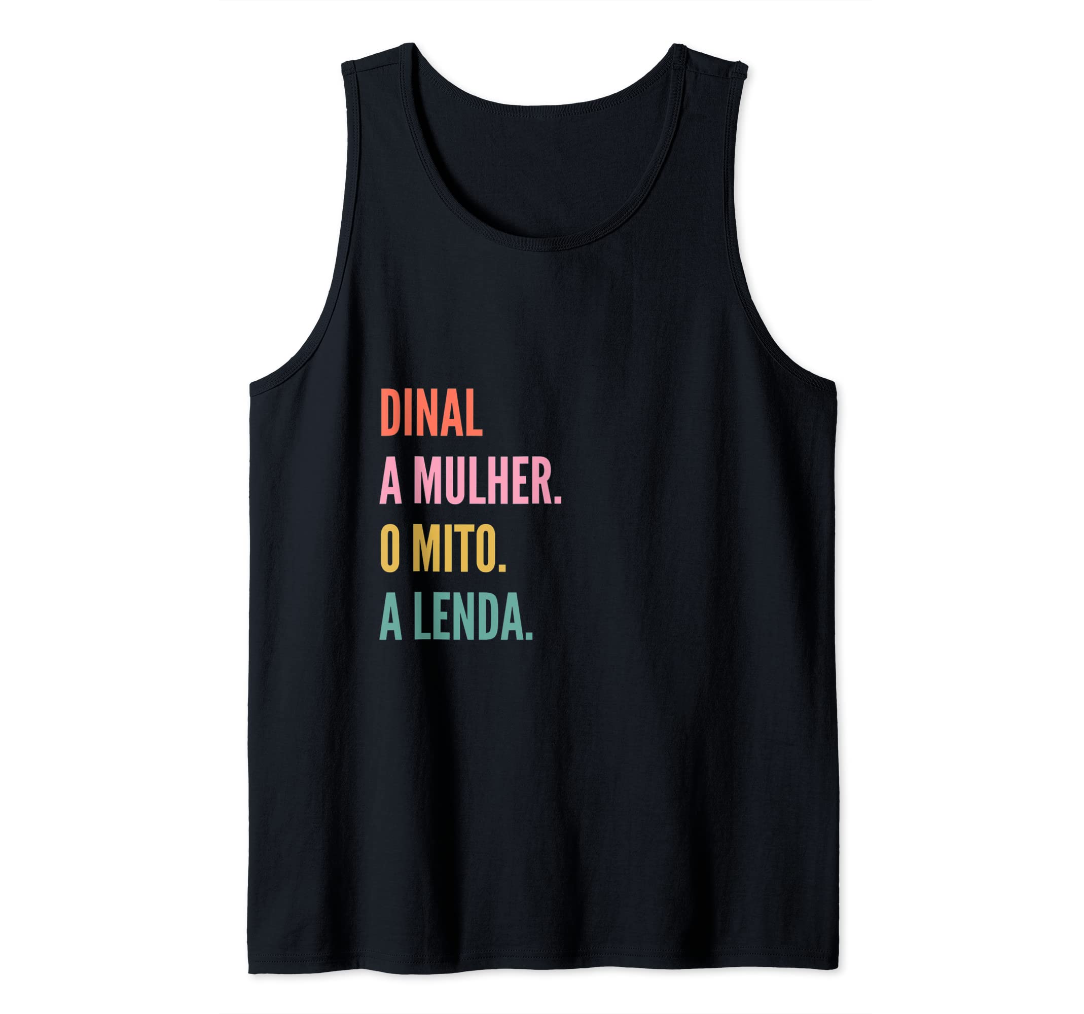 Funny Portuguese First Name Design - Dinal Tank Top
