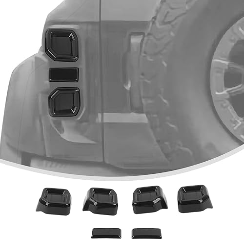 Miniatura 8 de Linskip 3 cubierta de luz de freno compatible con Bronco Raptor 2021+, tercera guardia de freno trasera de centro alto para accesorios Bronco Raptor