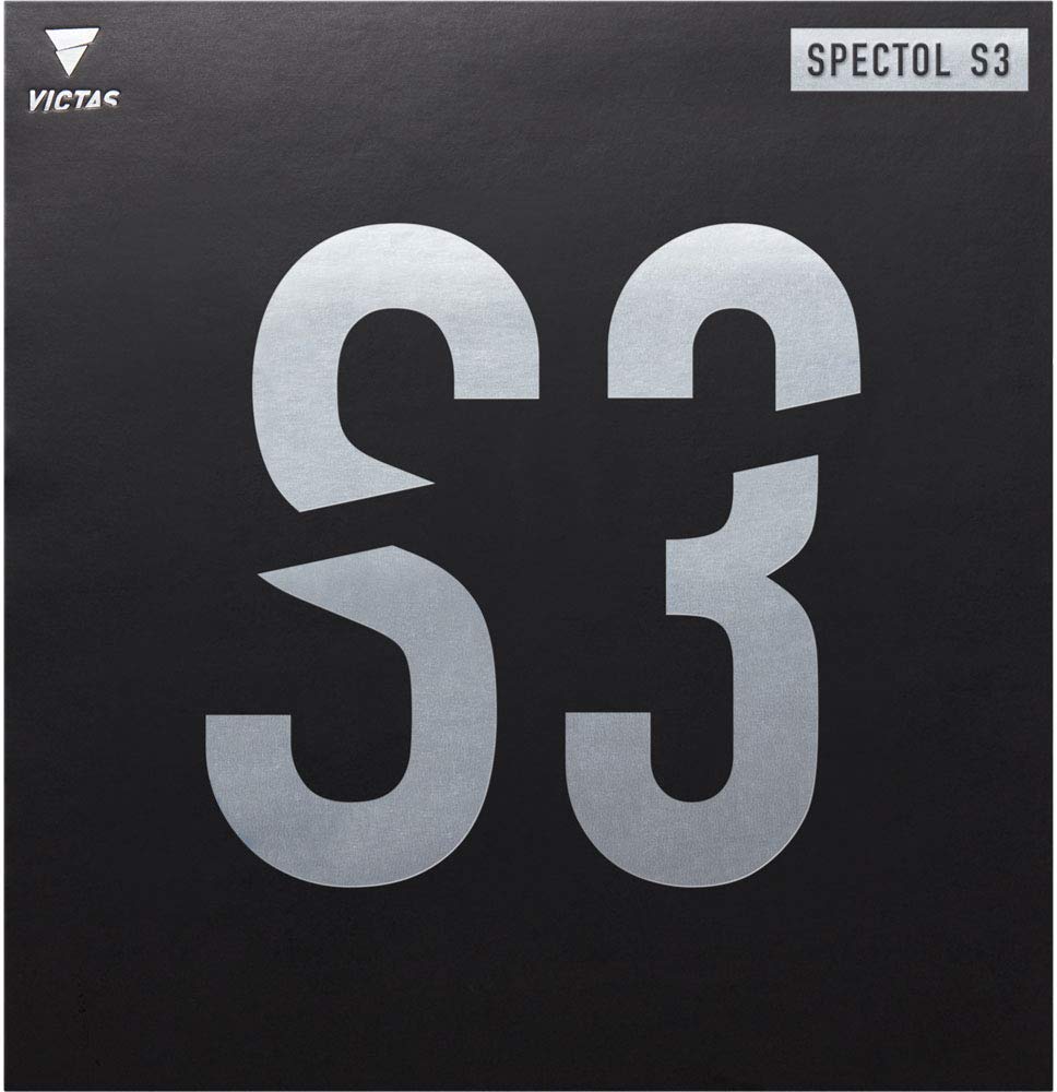VICTAS 210030 tenis stołowy gumowy spektrum S3 SPECTOL Speed Tension stół miękki, czerwony/czarny