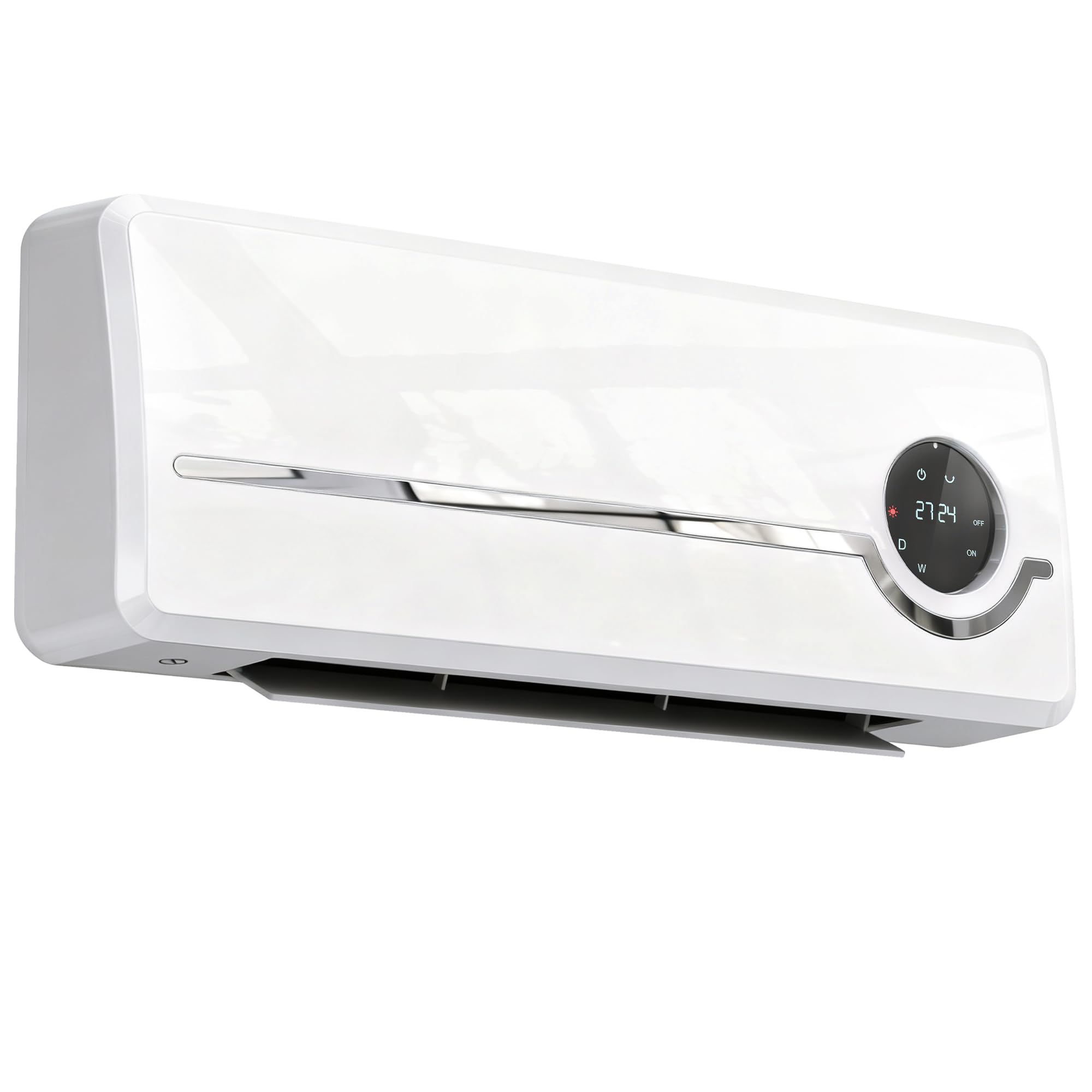 HOMCOM Chauffage Mural en Céramique 1000/2000W Radiateur Électrique Blanc