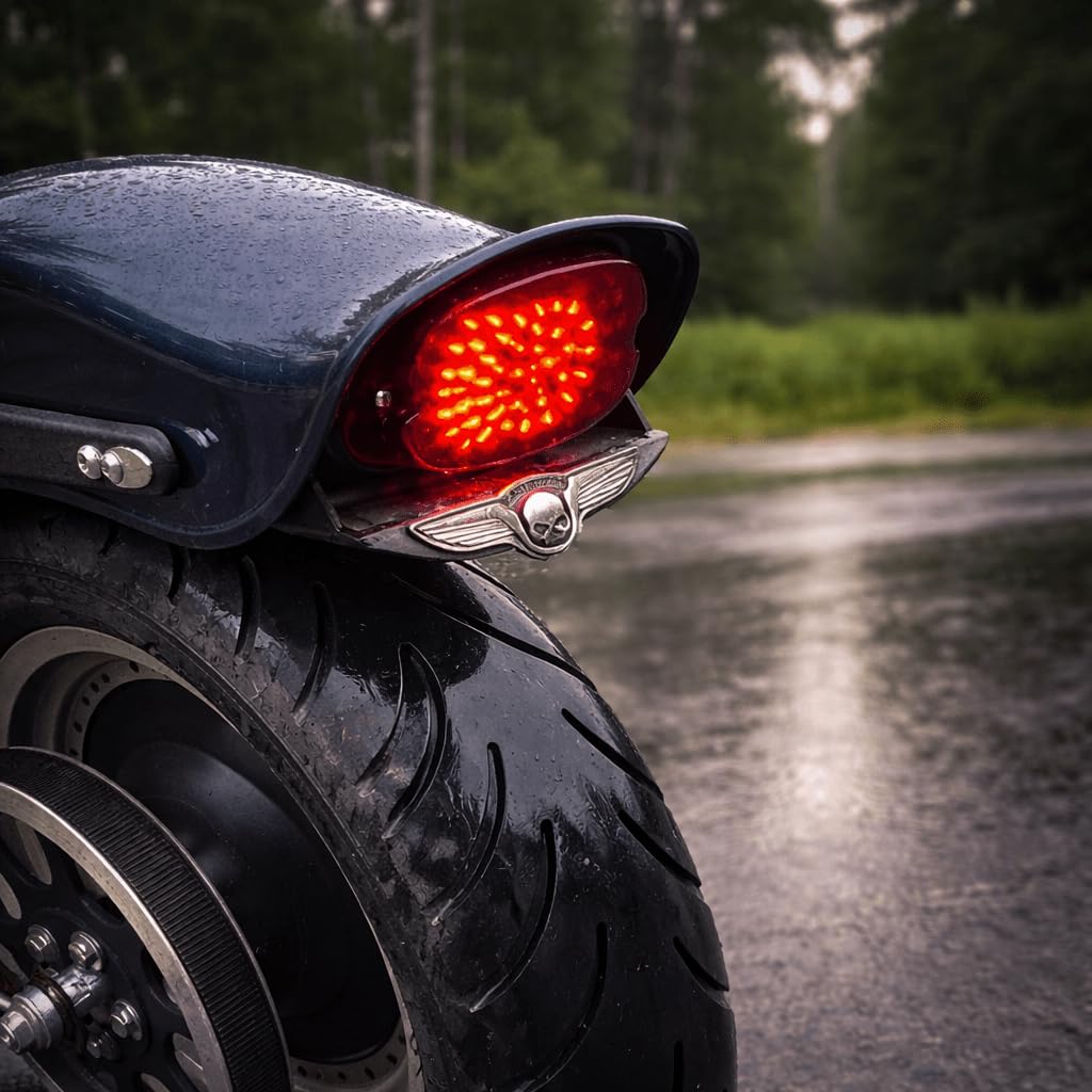 Harley-Davidson ハーレー イーグルフェイス T L Amazon.com: Eagle Lights Low Profile LED Brake Light with Built In