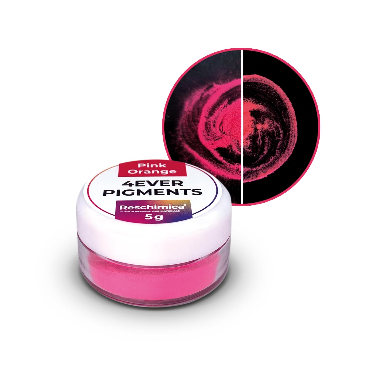 NEON SET - 8 pigmenti in polvere per effetti Neon/Fluo di qualità, compatibili con resine epossidiche, candele, slime e tanti altri materiali