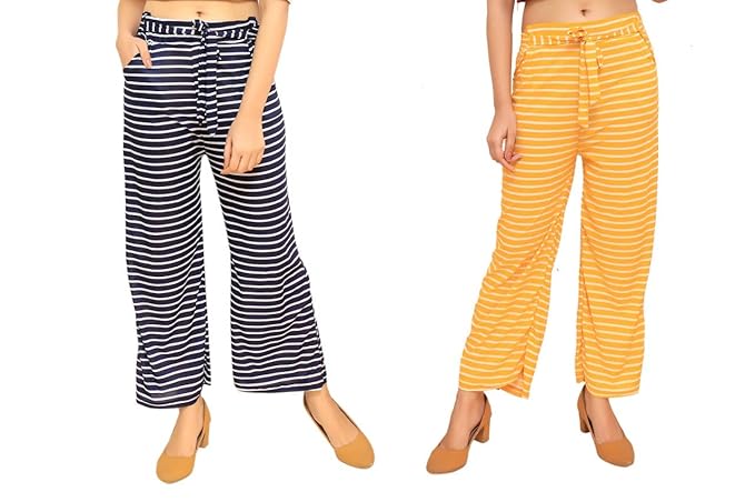 Girls Casual WEAR Cotton Lycra Lower/Pyjama/Trackpant/Plazo (Combo of 2)