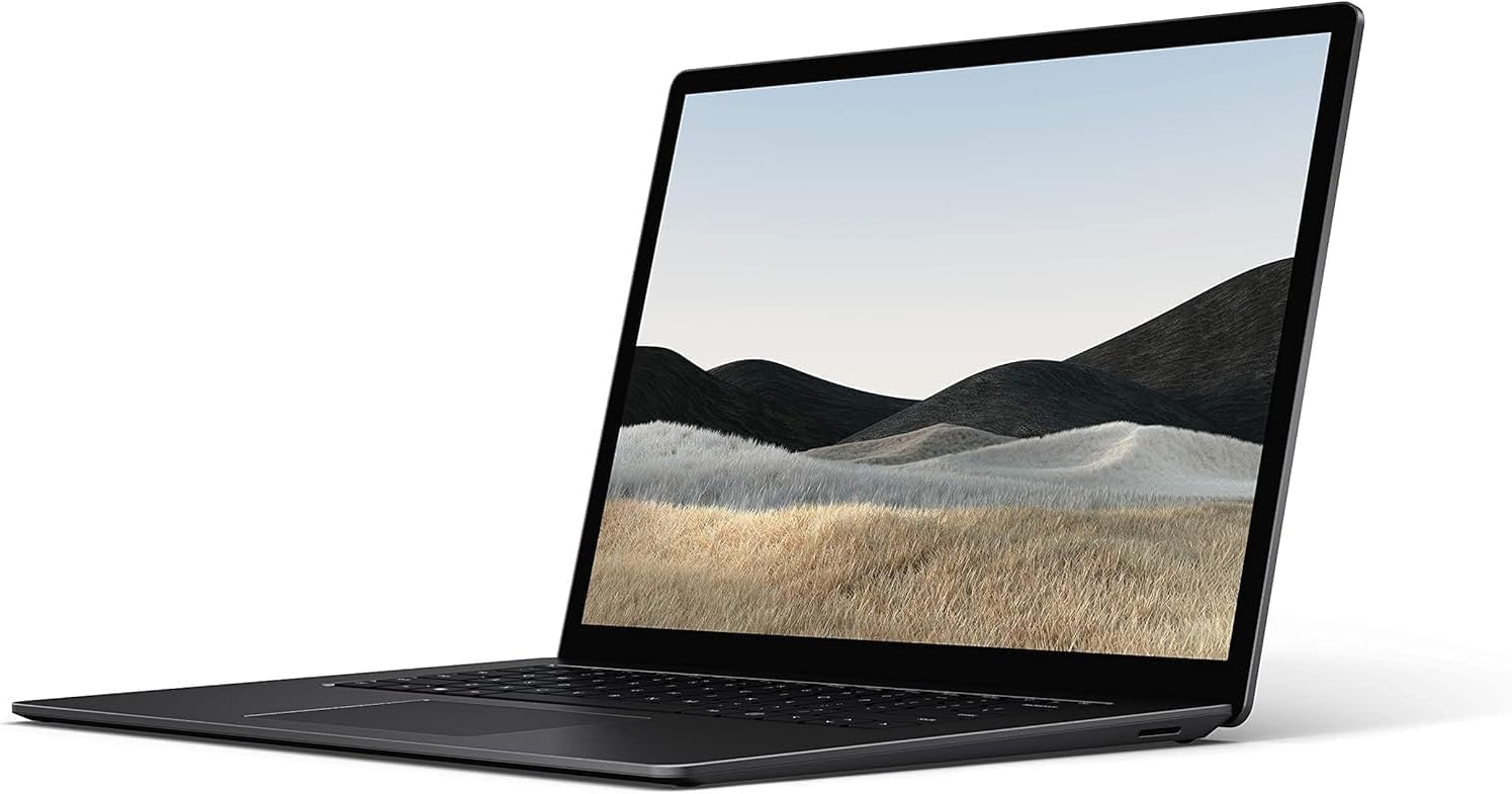 Microsoft Surface Laptop 4 15 Zoll Notebook Intel Core i7-1185G7 512GB SSD 16GB RAM QWERTZ Schwarz Win11 Pro (Generalüberholt)