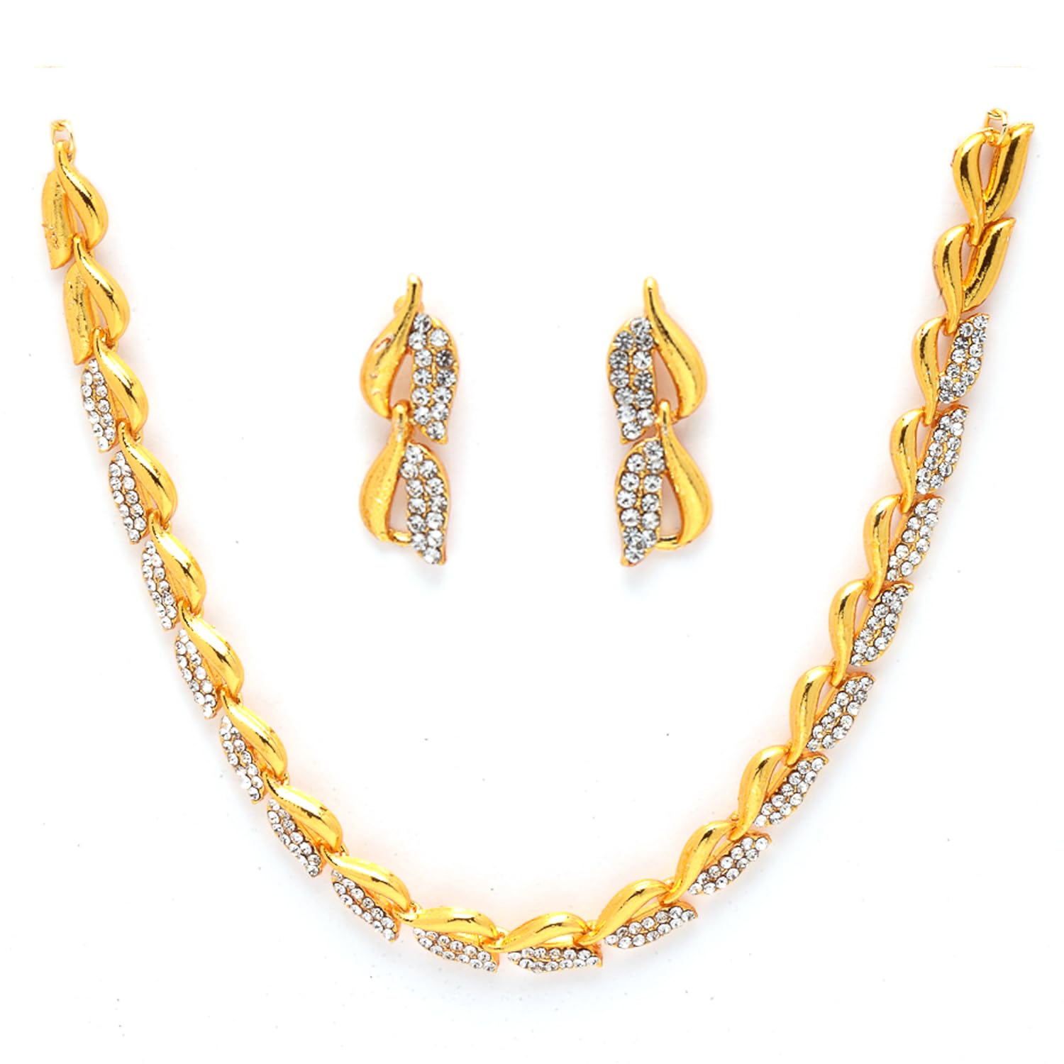 See full amazon price history chart for ZENEME Jewellery Set Gold Plated American Diamond Necklace Set Jewellery With Earrings Jewellery For Women & Girls. ZENEME Jewellery Set Gold Plated American Diamond Necklace Set Jewellery With Earrings Jewellery For Women & Girls. (B01LNXQDPI) Amazon Price History, Amazon Price Tracker
