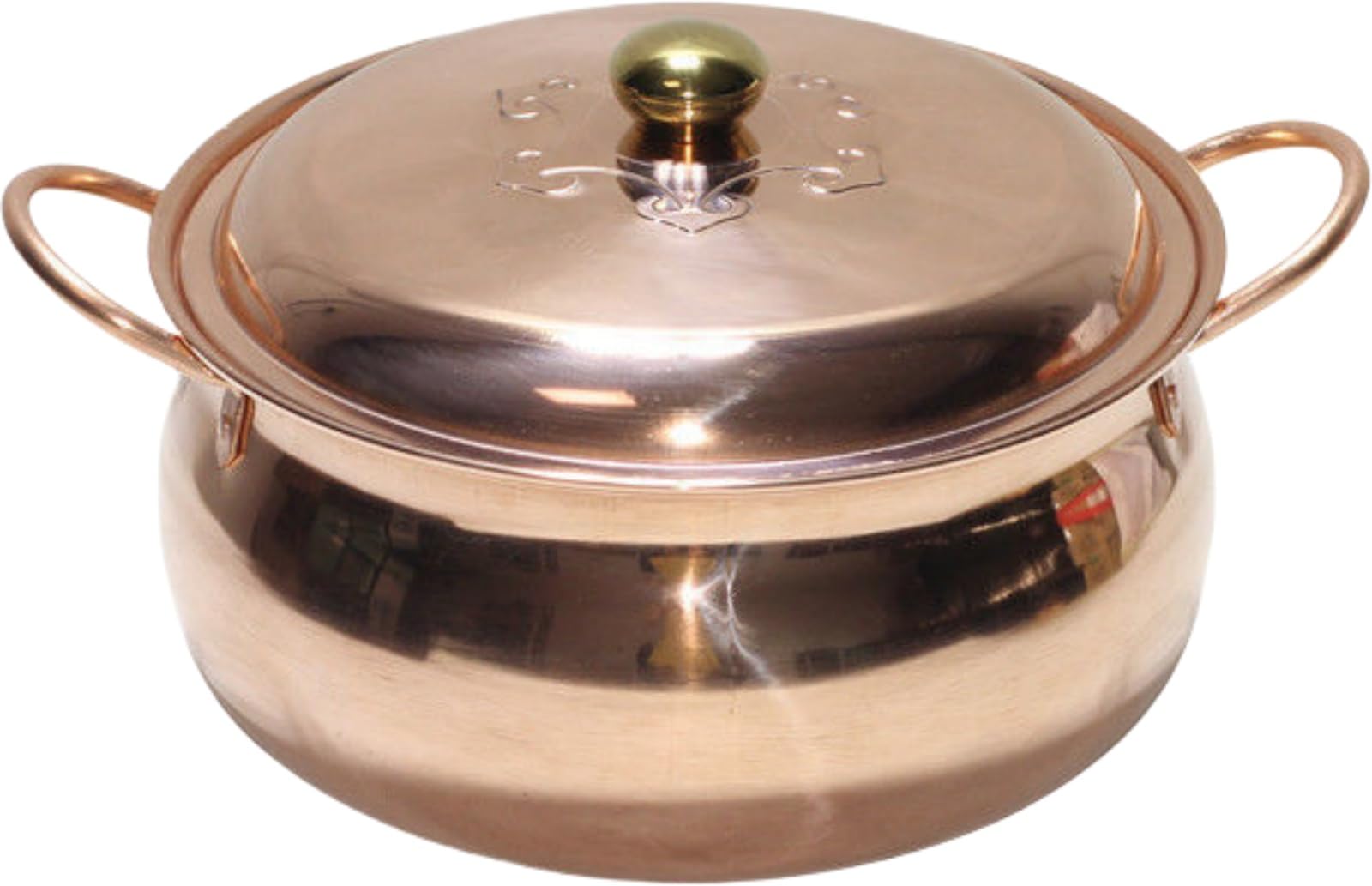 Amazon.co.jp: 銅鍋 銅のスープ鍋 両手鍋 厚い手 深型フライパン